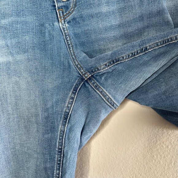 Old Navy Rockstar Super Skinny High-Rise Blue Denim Jeans Plus Size 22 - Picture 9 of 11